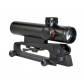 4X20MM Compact Rifle Scope with Illuminated Red/Green Duplex Reticle with AR Carry Handle Mount