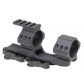 One Piece Offset 30mm & 1 Inch Scope Quick Release Mount Picatinny