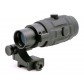 Tactical 3x Magnifier Scope with Quick Flip to Side Mount  for Red Dot Sights and EOTech Sights