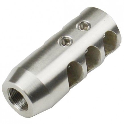 AR .223 1/2x28 Competition Short Muzzle Brake Stainless