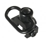 Sling Rail Mount  with Push Button Swivel