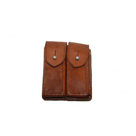Mauser Broomhandle Leather 2 Pack Pouch